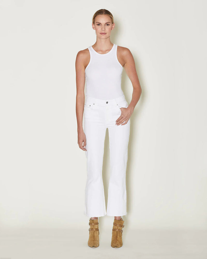 Le Jean Belle Crop Flare Jeans - Final Sale