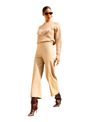 Fifteen Twenty Wide Leg Cropped Pants - Final Sale