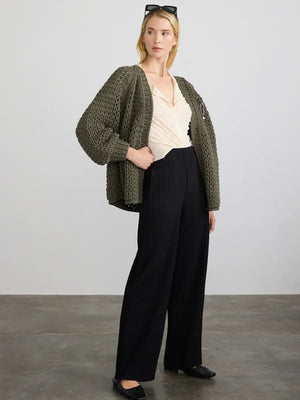 Margaret O'Leary Pleated Pull-On Pant