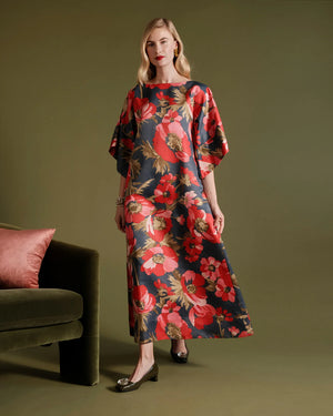 Frances Valentine Spinnaker Maxi Dress Paradise Poppy