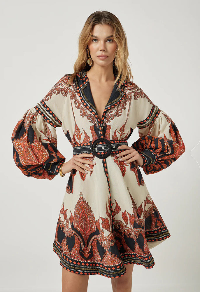 Scarlett Poppies Florista Short Dress