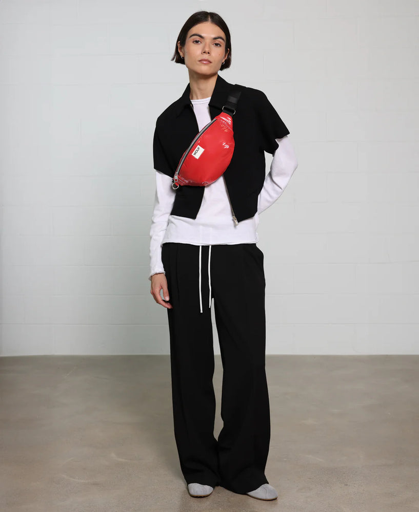 WOUF Glossy Waistbag, Cherry