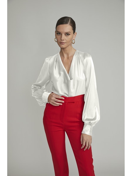 
            
                Load image into Gallery viewer, Generation Love Chana Cowl Neck Blouse
            
        