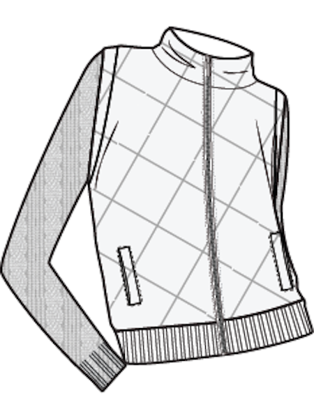 Hello Nite Copper Stitch Jacket