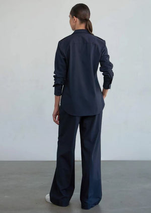 Phoebe Jon Harper Shirt with Epaulettes