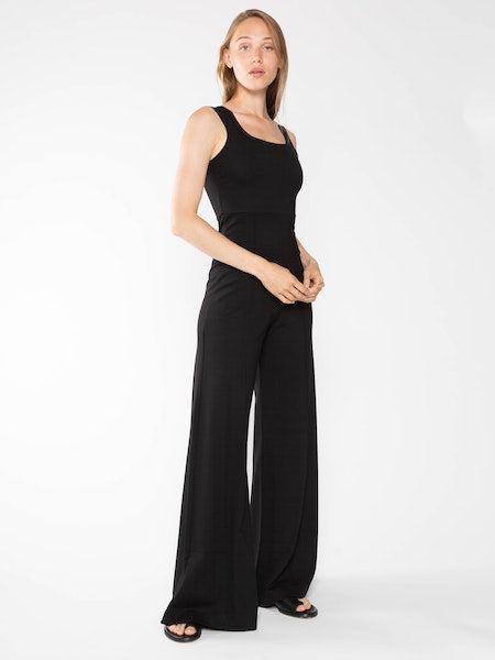 
            
                Load image into Gallery viewer, Ripley Rader Ponte Knit Tank Wide Leg Jumpsuit, Black
            
        