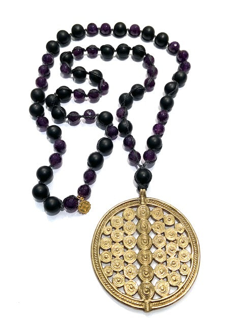 Brigitte Regula The Harvest Moon Necklace, Available in 2 Colors