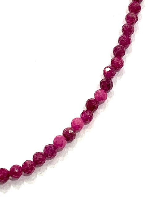 
            
                Load image into Gallery viewer, Erin Steele Jewelry Faceted Ruby Necklace
            
        