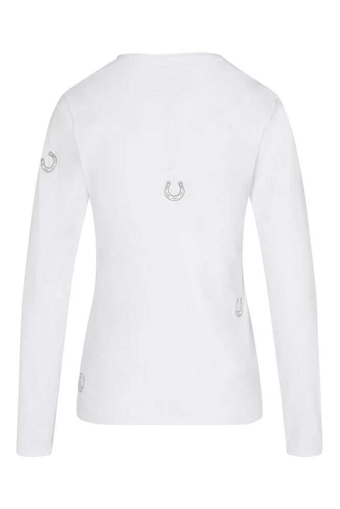 Catherine Gee Long Sleeve Tee, Horseshoe