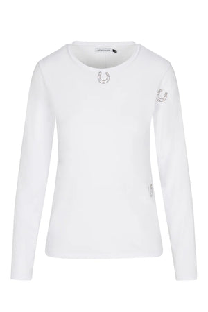 Catherine Gee Long Sleeve Tee, Horseshoe