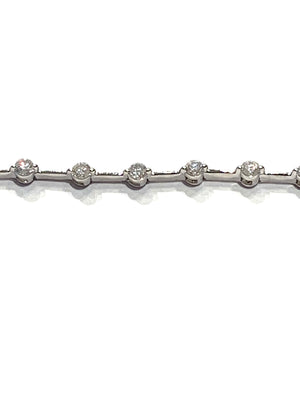 Corielle Diamond Bracelet In White Gold