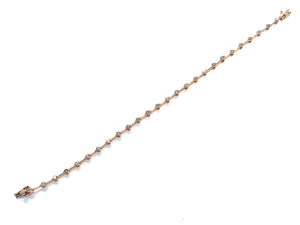 Corielle Diamond Bracelet In Rose Gold