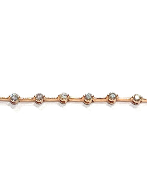 Corielle Diamond Bracelet In Rose Gold