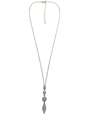 Erin Steele Jewelry Multi Shape Diamond Pendant Necklace