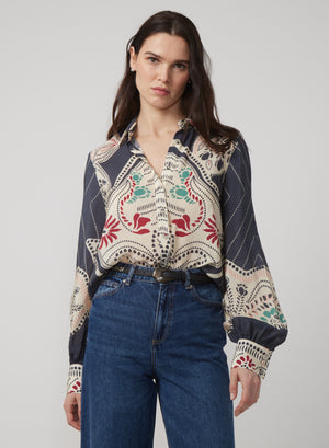 Gilner Farrar Lara Blouse, Winding RIver
