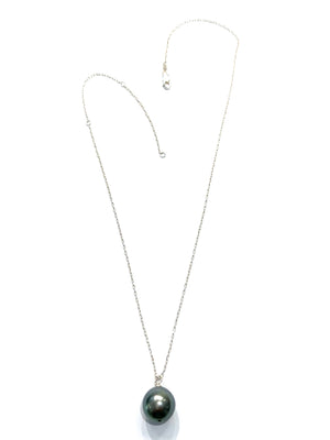 Sconset Flair Studio Tahitian Pearl Pendant Necklace