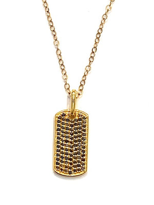 Erin Steele Jewelry Black Diamond Pendant Necklace