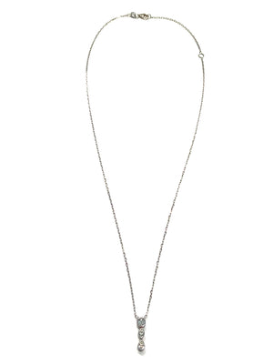 Corielle Baby Faye Necklace in White Gold