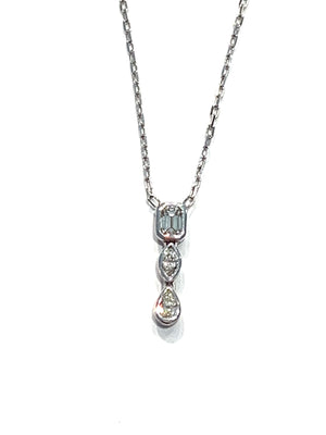 Corielle Baby Faye Necklace in White Gold