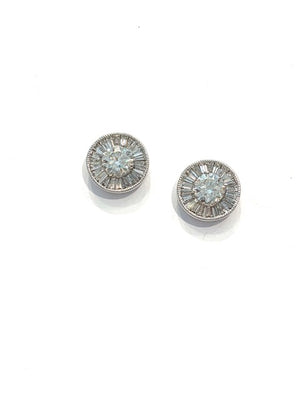 Corielle Hannah Earrings in White Gold