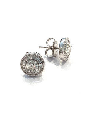 Corielle Hannah Earrings in White Gold
