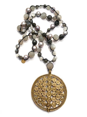 Brigitte Regula The Harvest Moon Necklace, Available in 4 Colors