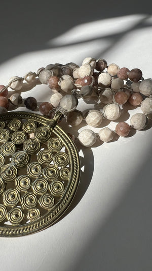 Brigitte Regula The Harvest Moon Necklace, Available in 2 Colors