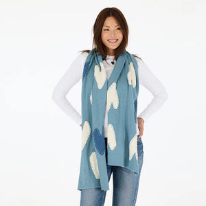 Kerri Rosenthal Zero Waste Scarf, Blue