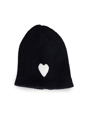 Kerri Rosenthal Love Beanie, Black