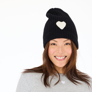 Kerri Rosenthal Love Beanie, Black
