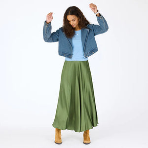 Kerri Rosenthal Ali Maxi Contrast Skirt