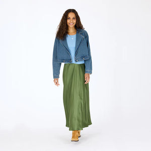 Kerri Rosenthal Ali Maxi Contrast Skirt
