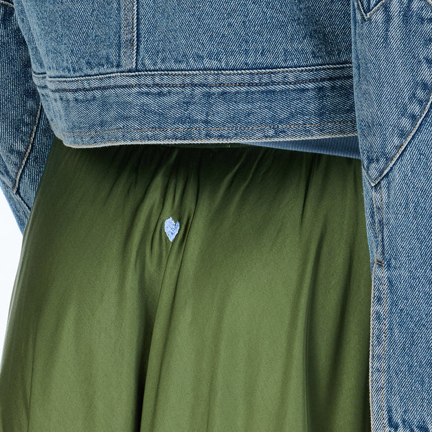 Kerri Rosenthal Ali Maxi Contrast Skirt