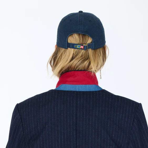 Kerri Rosenthal KR Imperfect Heart Hat, Indigo Blue