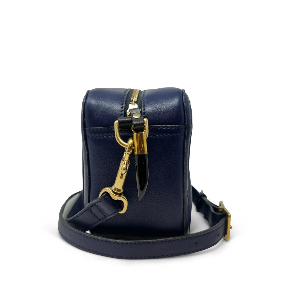 Kempton & Co Amberleigh Crossbody Bag - Pleated Indigo