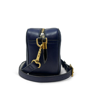 Kempton & Co Amberleigh Crossbody Bag - Pleated Indigo