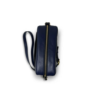 Kempton & Co Amberleigh Crossbody Bag - Pleated Indigo