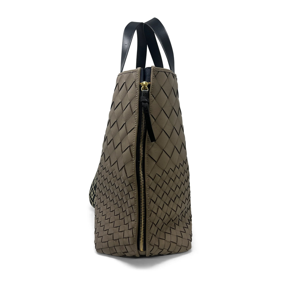 Kempton & Co Bantham Tote - Fog Threaded Weave Pre-Order