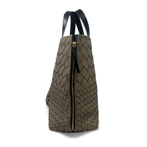 Kempton & Co Bantham Tote - Fog Threaded Weave Pre-Order