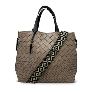 Kempton & Co Bantham Tote - Fog Threaded Weave Pre-Order