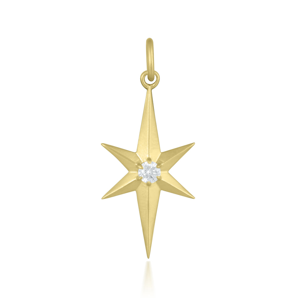 Liza Beth Jewelry North Star Charm, Large