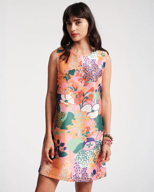 Frances Valentine Lilly Shift Dress Botanical Bash