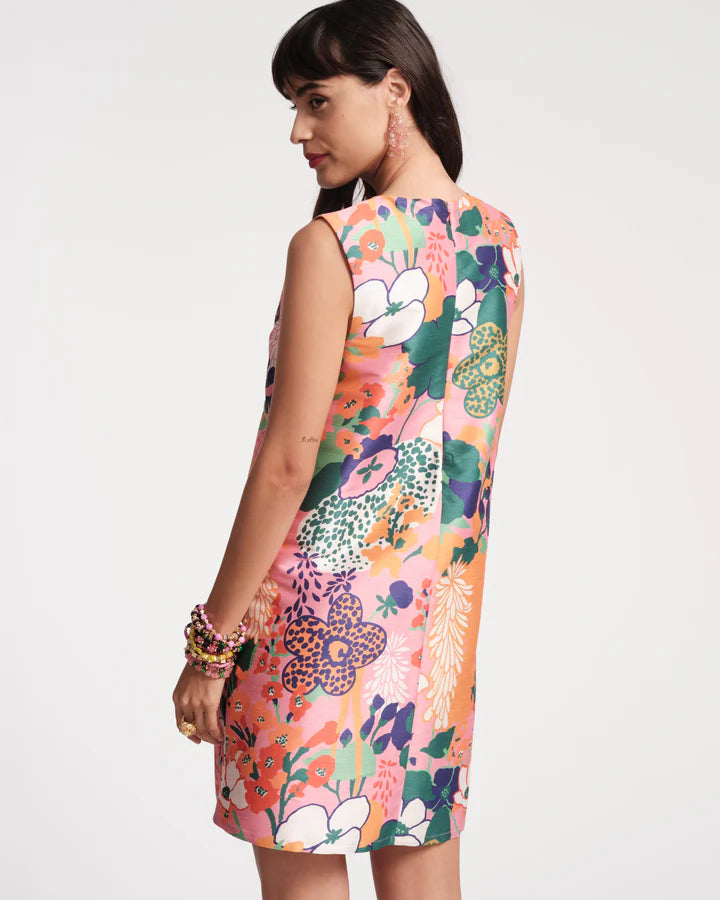 Frances Valentine Lilly Shift Dress Botanical Bash