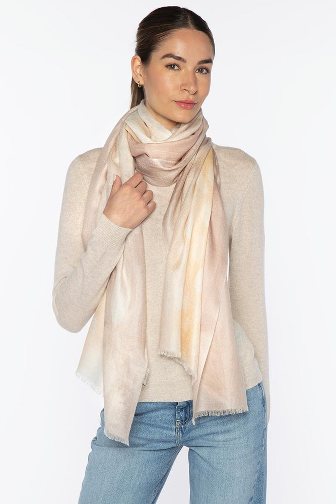 Kinross Watercolor Dot Scarf, Available in 2 Colors