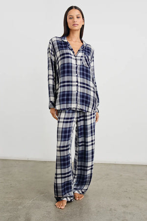 Rails Luna Pajama Set, Lake Blue Cloud