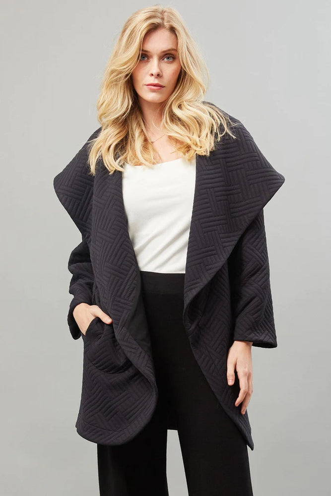 
            
                Load image into Gallery viewer, Lola &amp;amp; Sophie Quilted Long Jacket
            
        