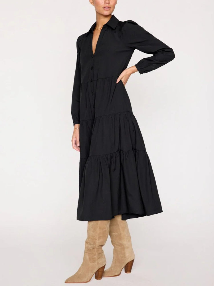 Brochu Walker Long Sleeve Havana Dress