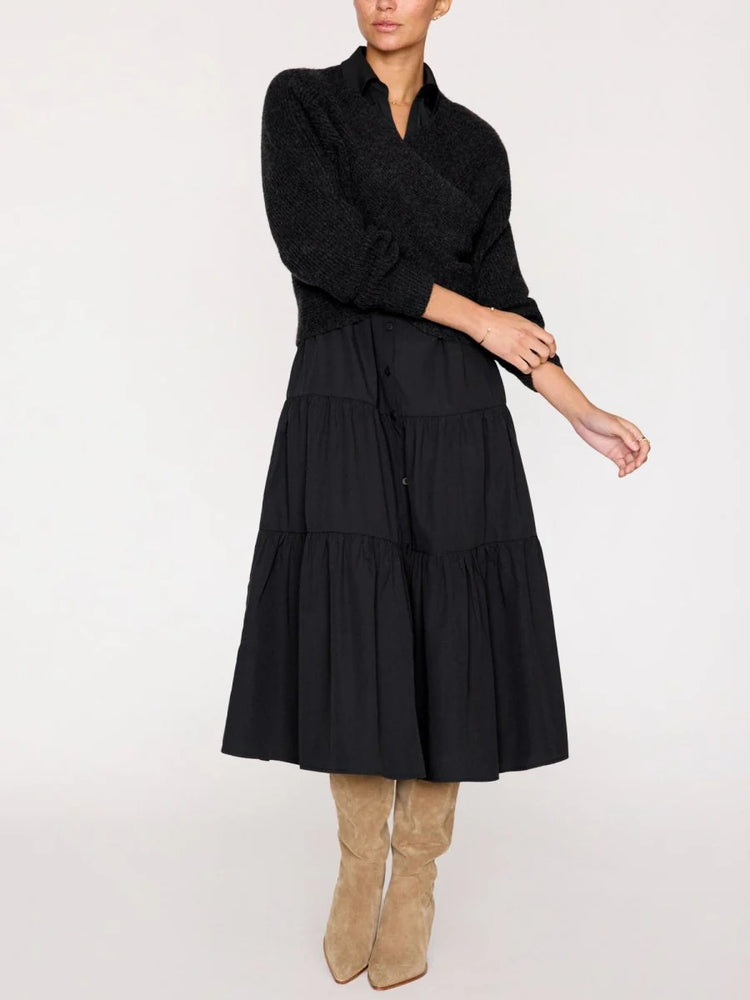 Brochu Walker Long Sleeve Havana Dress