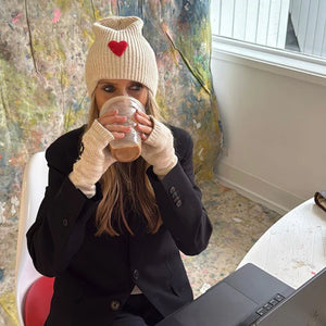 Kerri Rosenthal Love Beanie, Natural