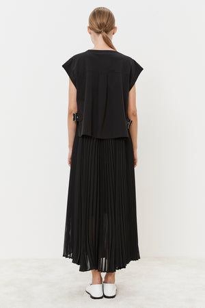 MEIMEIJ Dress with Pleated Skirt